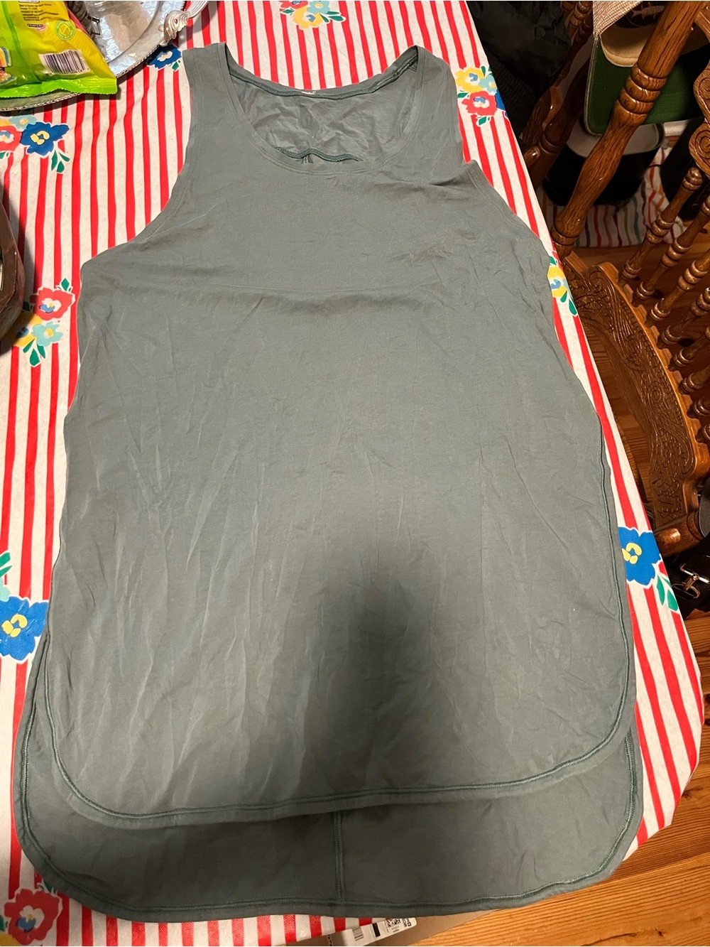 lululemon athletica Sage Green Tank Top